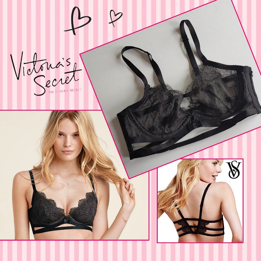 🫦Victoria's Secret Very Sexy Strappy Lace Unlined Bra